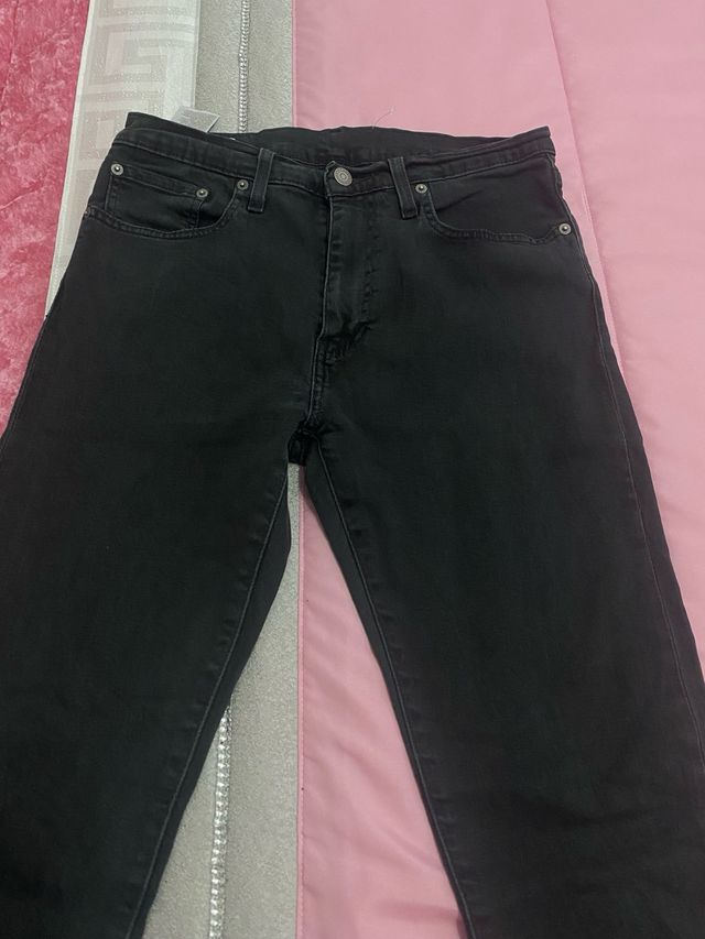 Levi's Pantalones negros, talla 40cm de cintura