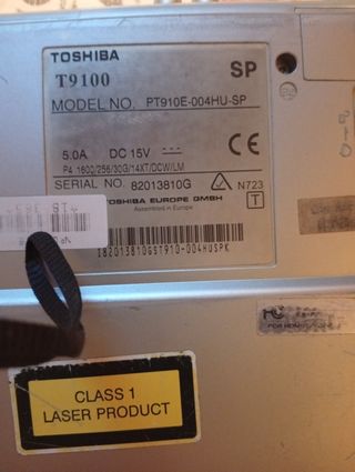 Portatile Toshiba Tecra T9100