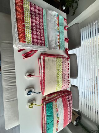 Cortina infantil multicolor - algodón