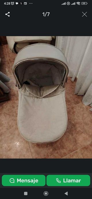 Cochecito bebé 3 piezas
