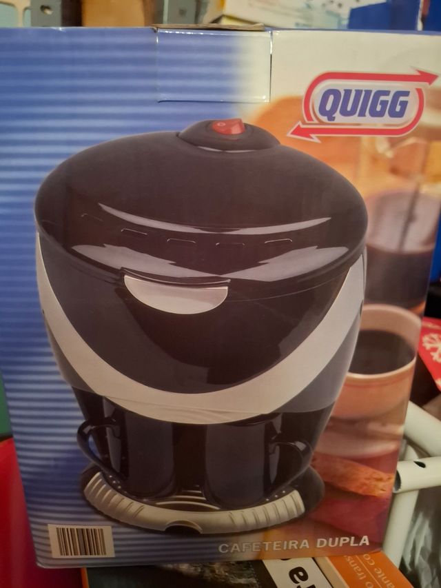 Cafetera Quigg doble, nueva