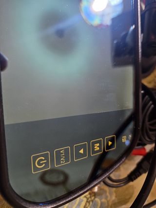Espejo retrovisor con pantalla