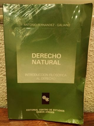Libro Derecho Natural
Subrayado