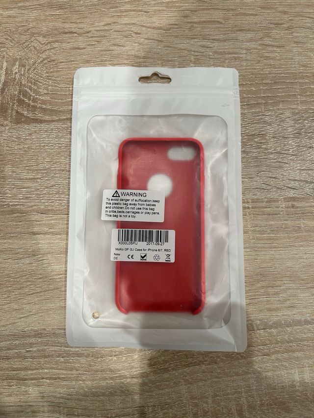 Capa vermelha para iPhone 8