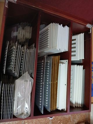 Rejillas ventilación aluminio