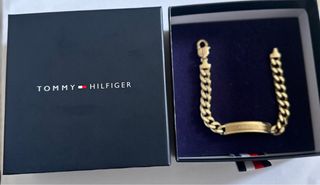 Pulsera Tommy Hilfiger - Negra y Roja