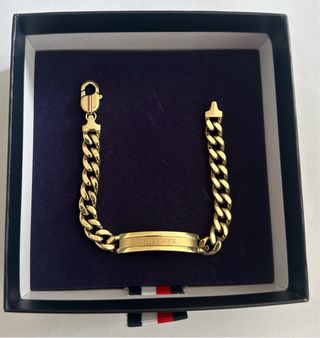 Pulsera Tommy Hilfiger - Negra y Roja