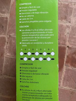 Materasso antidecubito ad aria alternata