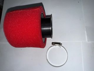 Filtro de espuma rojo carburador 35mm