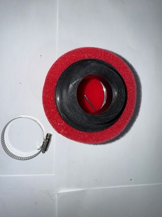 Filtro de espuma rojo carburador 35mm