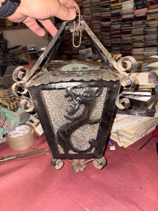 Lampara artesanal antigua