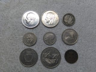 MONEDAS ANTIGUAS VARIADAS POR 0.50€ LA UNIDAD. VER
