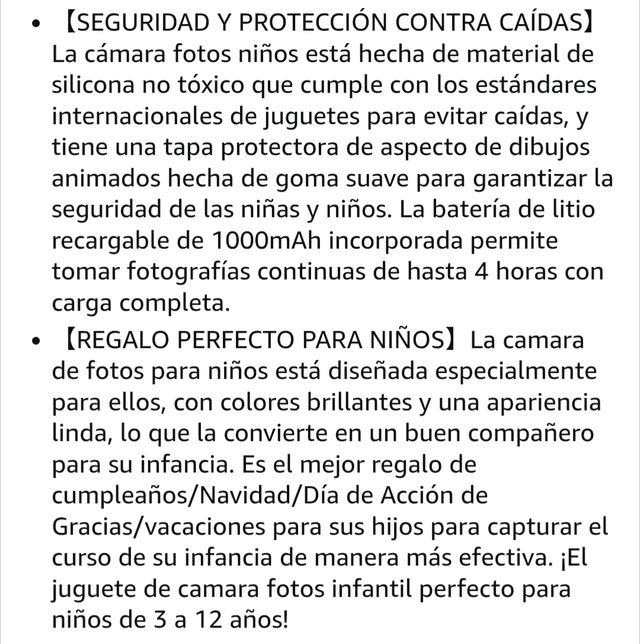 Cámara Infantil Fotos - Rosa