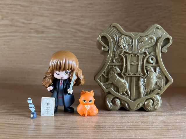 Figuras Harry Potter: Hermione & Crookshanks