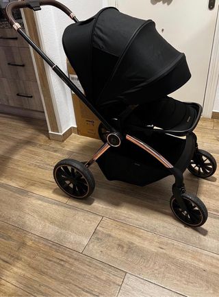 Cochecito bebé negro
