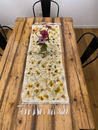 Runner tavolo ecoprint