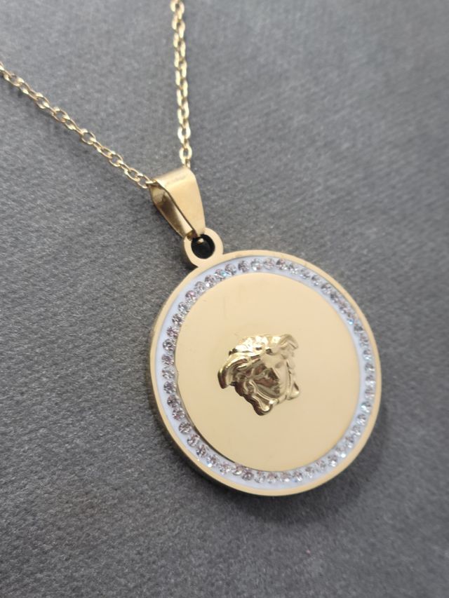 Medalla medusa con circonitas