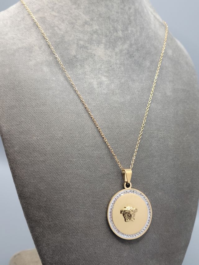 Medalla medusa con circonitas