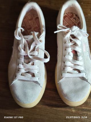 Zapatillas Puma Suede 36 Beige/Rosa