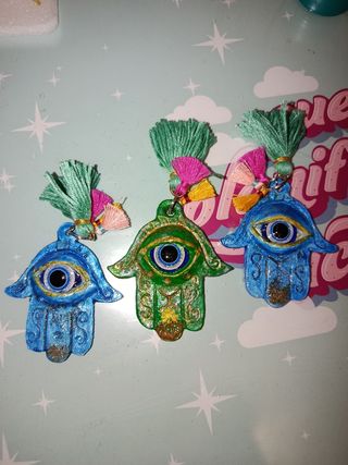 Broche artesanal corazón rojo