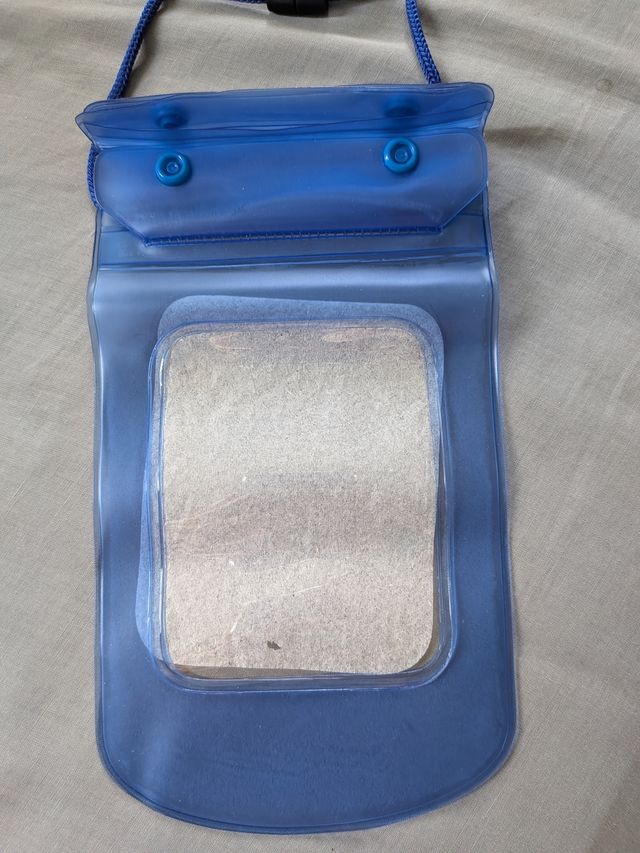 Bolsa móvil impermeable azul