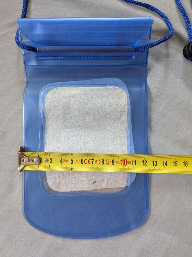 Bolsa móvil impermeable azul