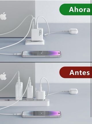 Cargador AVUMDA GaN 70W - 3 puertos