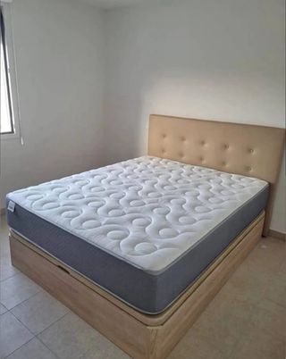 Canapé cama madera - cabecero tapizado