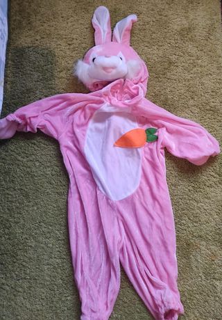 Costume coniglio bimba rosa
