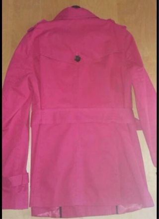Trench fucsia