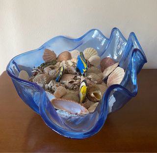 Conchiglia blu | Decorazione mare, Vintage
