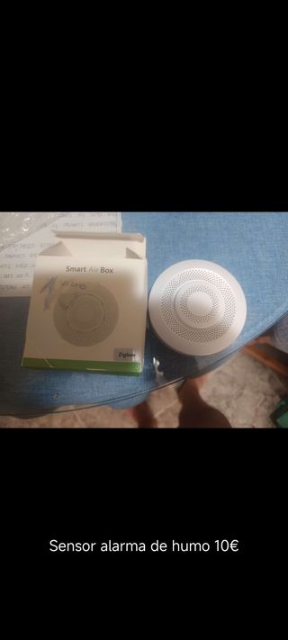 Sensor Alarma Humo Zigbee - 10€