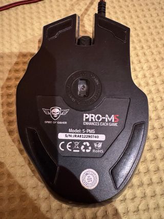 Ratón gaming PRO-M5 Spirit of Gamer