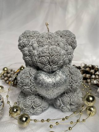 Candela Orsetto Rose Grigio Argento
