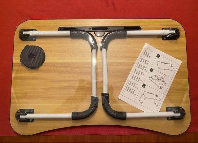 Scrivania pieghevole in legno nero