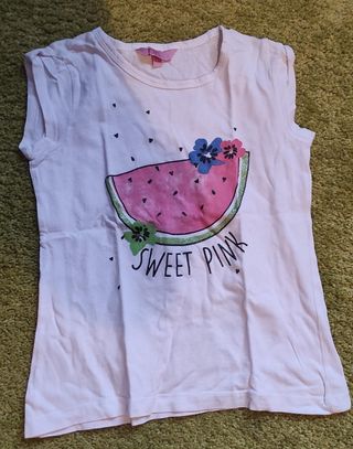 Maglietta bambina anguria Sweet Pink