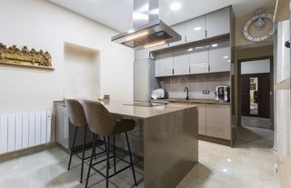 Campana extractora cocina moderna