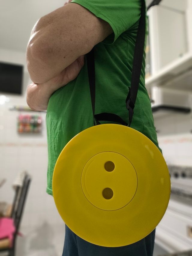 Taburete plegable multicolor