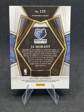 2 Cards Ja Morant - Memphis Grizzlies 