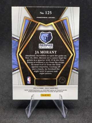 3 Cards Ja Morant - Memphis Grizzlies