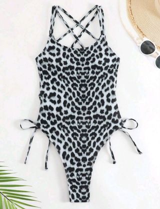 Bañador body leopardo tipo tanga