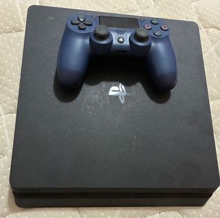 PS4 (PlayStation 4) + mando azul marino