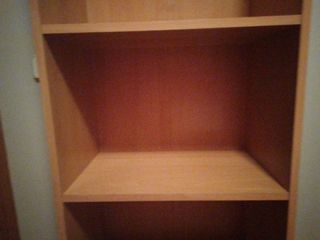 Librería madera.
