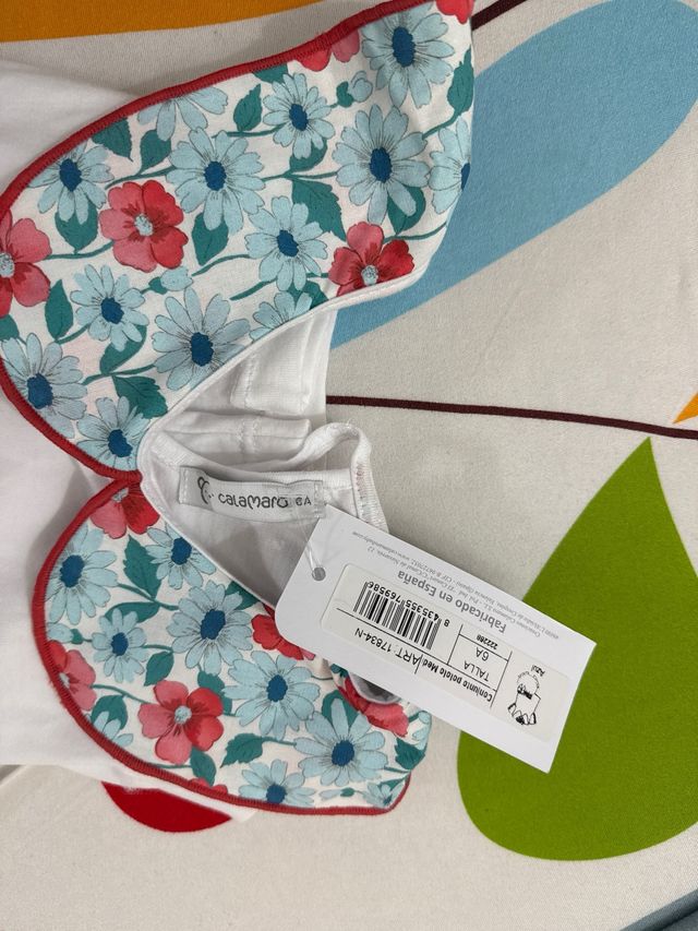 Conjunto bebé niña flores