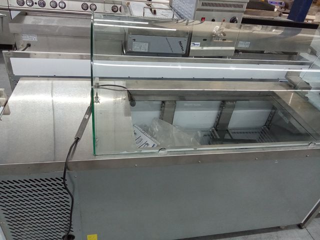 Vitrina refrigerada acero inoxidable