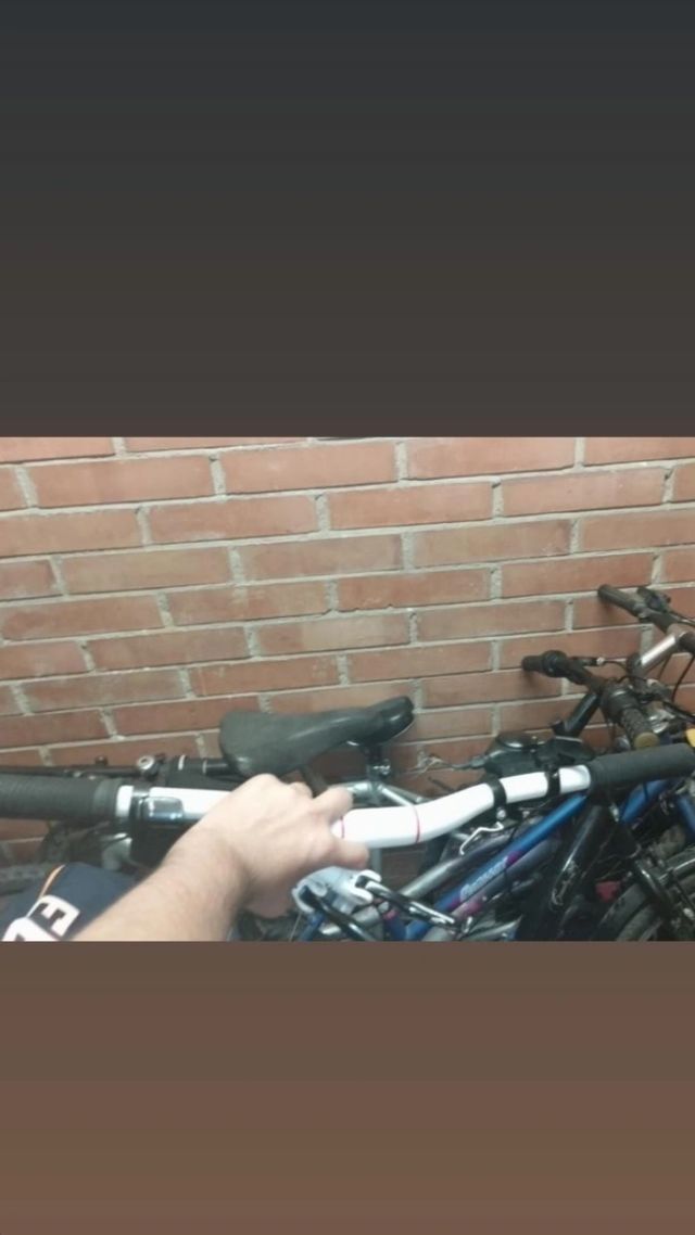 Manillar bici MTB blanco