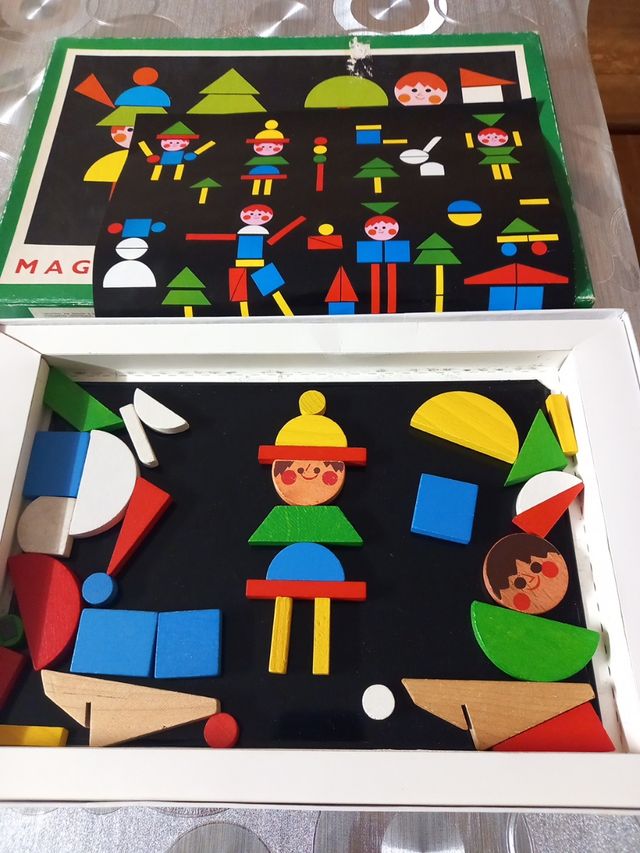 Juego magnético de figuras geométricas