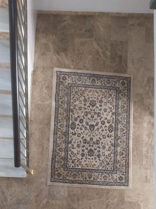 ALFOMBRA SALÓN BEIGE Y GRIS
