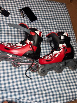 Patines línea niño, rojos
