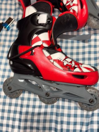 Patines línea niño, rojos